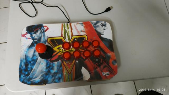 Controle Arcade Street Fighter PC/PS3/PS4(Modo Legacy)