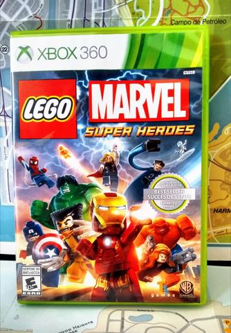 Jogo Lego Marvel Super Heroes original Xbox 360
