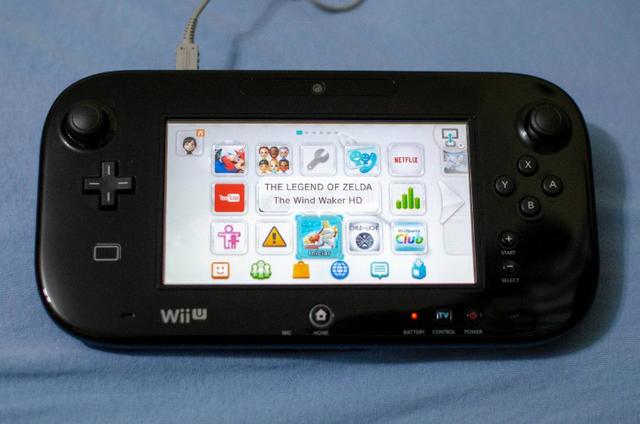 Nintendo wii u console, preto, 32gb, com jogos!!!