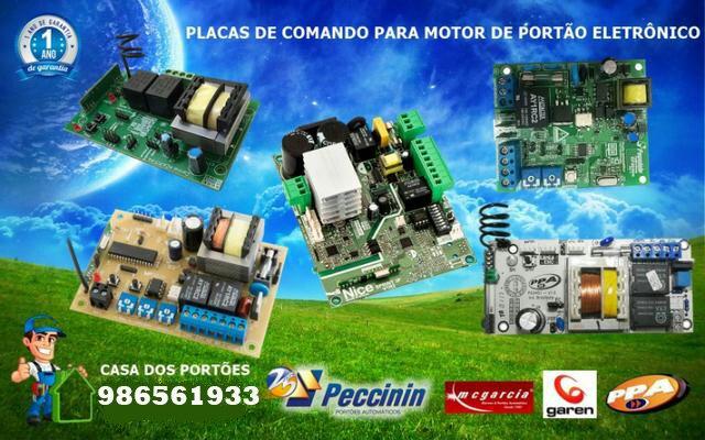 Placa para Motor deslizante ou basculante de Portão Garagem