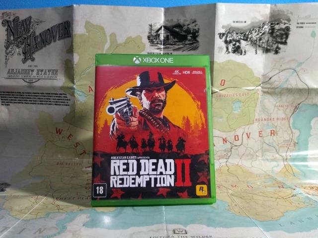 Red dead redemption 2 xbox one + mapa do jogo