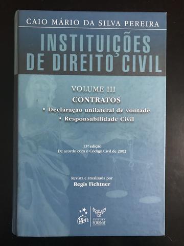 Instituições e Direito Civil - Vol III Contratos