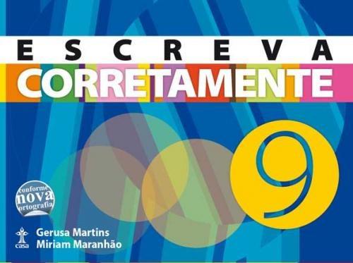 Livro Escreva Corretamente 9 - Gerusa Martins E Miriam