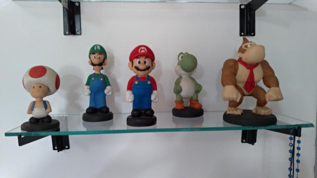 Bonecos de Porcelana Mario