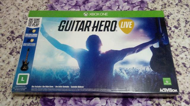 Caixa vazia Guitar Hero - Xbox ONE novinha