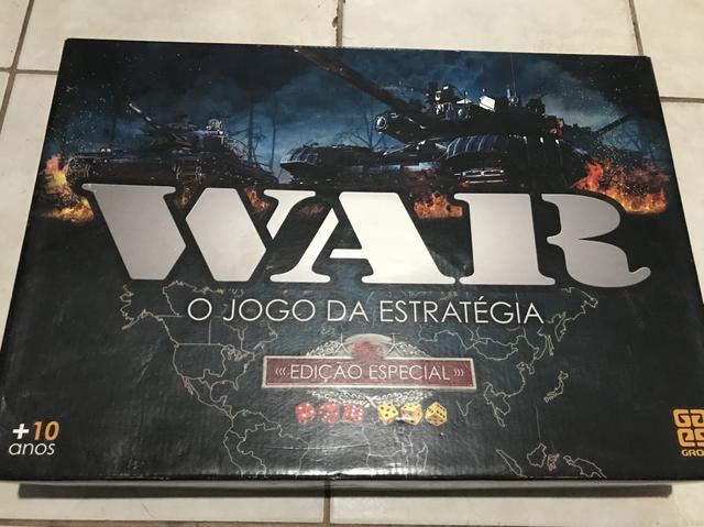 Jogo de tabuleiro war edição especial!