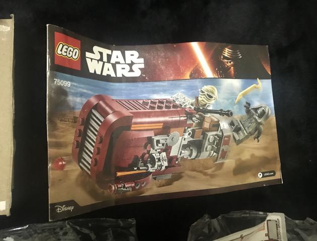 Lego Star Wars - Rey Speeder - Completo