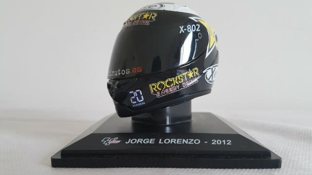 Miniatura coleçao Capacete MotoGP Jorge Lorenzo  -