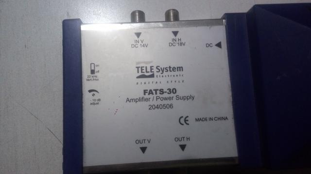 Amplificador de sinal FATs 30 Telesystem multiusuario