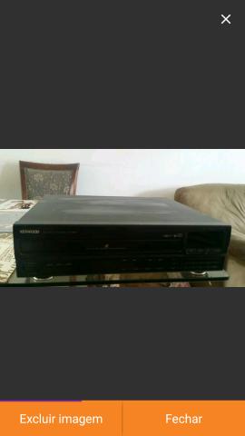 Aparelho Kenwood LVD - 280 e 8 cds disc player