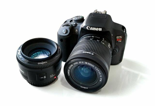 Canon T5i + lentes e acessórios