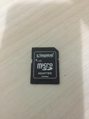 Micro SD Kingston com adaptador