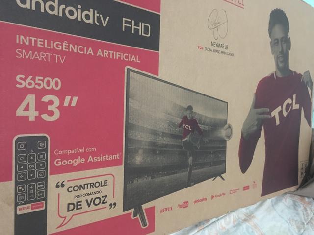 Smart tv 43 polegadas nova da loja