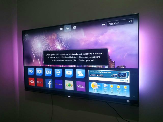 Tv 60 smart 3d com iluminaçao de leds a mais top