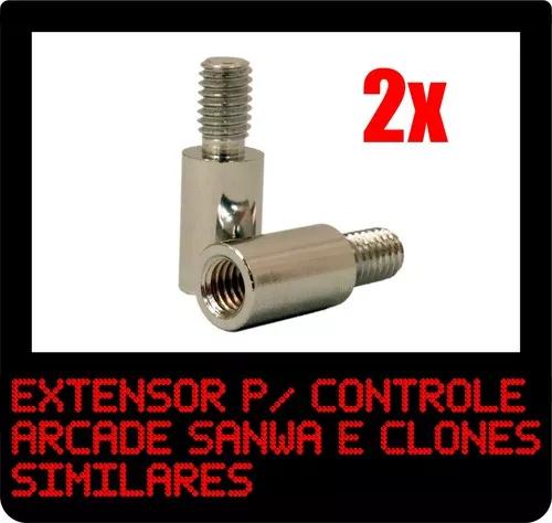 2x Eixo Extensor Sanwa Para Controle Arcade Fliperama !!!