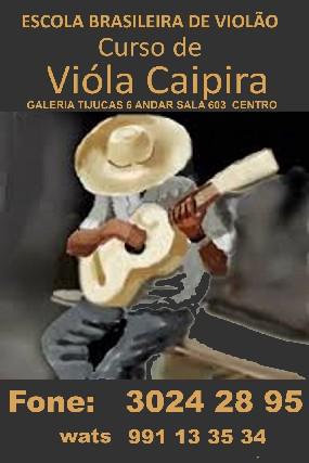Aulas de vióla caipira