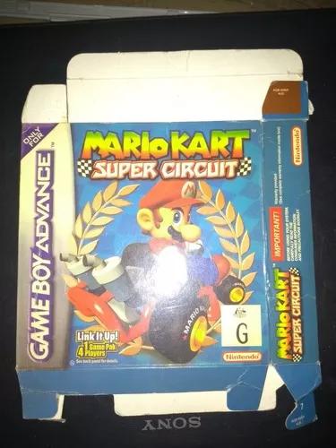 Caixa Padrao Mario Para Kart Game Boy Advance