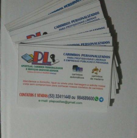 Carimbos personalizados e Apostilas preparatórias para o