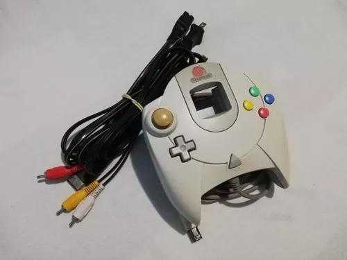 Controle Antigo Original Sega Dreamcast + Cabos - Usados