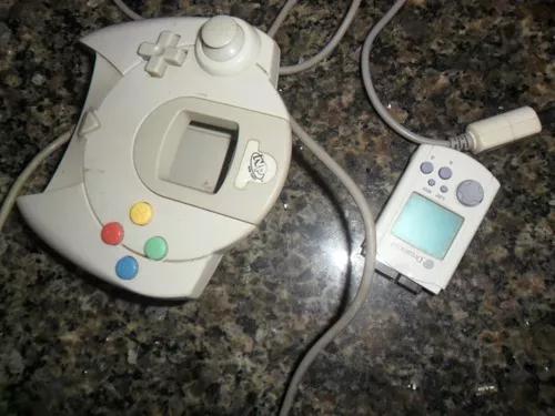 Controle Sega Dreamcast + Vmu