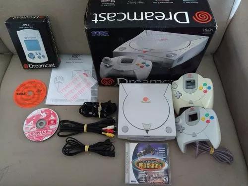 Dreamcast Tectoy Na Caixa,2 Controles,jogo,vmu