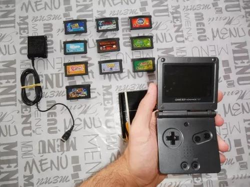 Game Boy Advance Sp Ags 101 + Dez Jogos