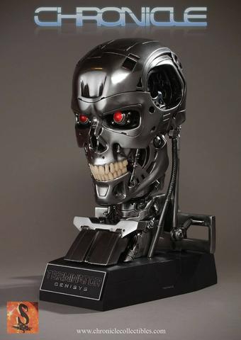 Head Terminator Genisys 1:1 Endoskeleton Chronicle