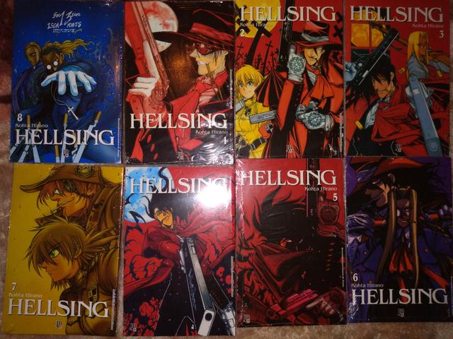 Hellsing Mangá - Volume 1 ao 8 (Novo e Lacrado)