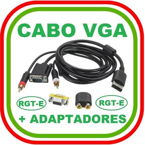 Kit Cabo Vga Dreamcast + Adaptadores - Promoção