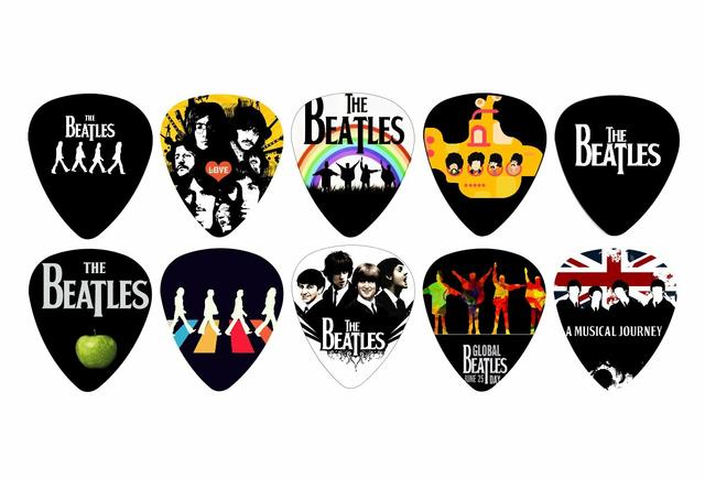 Kit Palhetas Personalizadas Bandas de Rock com 10 Modelos