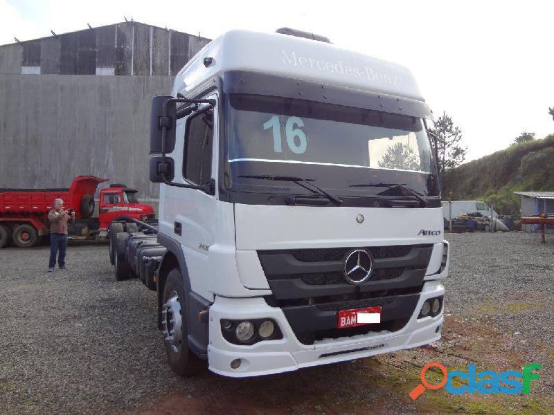 Mercedes Benz MB Atego 2430 6x2 2016 Chassis Leito Completo