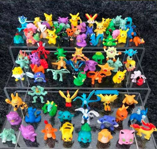 Miniaturas Pokemon Kit com 48