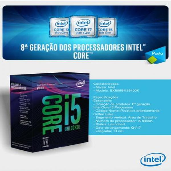 Processador Intel Core I5 8400 4ghz 9mb Lga1151 8ª Geraçao
