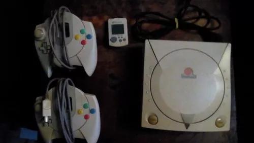 Sega Dreamcast + 2 Controles + 1 Vmu E + De 70 Jogos