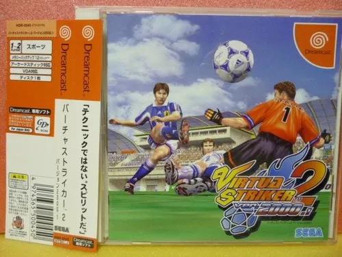 Sega Dreamcast Virtua Striker 2 Spine Card