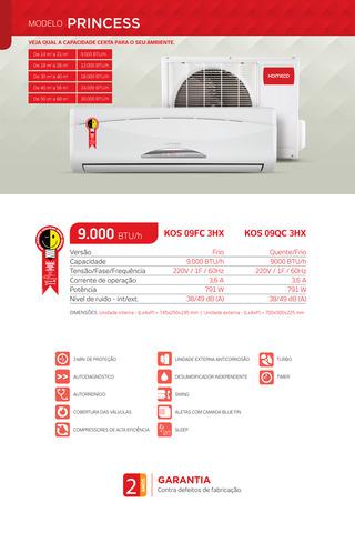 Split 9000 Btus Quente E Frio