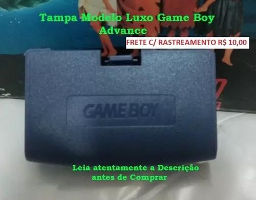 Tampa Modelo Luxo Roxa Bateria Para Game Boy Advance