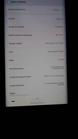 Xiaomi note  gigas 6 de memória RAM