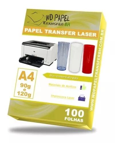 100 Papel Transfer Laser Folha Long Drink Promoção 90 E