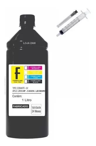 1000ml Tinta Preta Impressora Hp Canon Lexmark Original