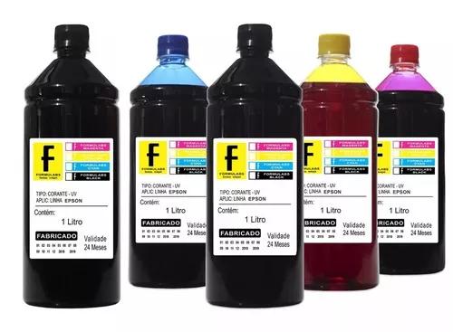 5 Litros De Tinta P/ Epson Ecotank L380 L395 L396 Formulabs