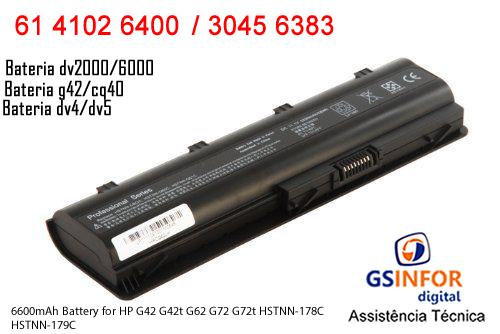 Bateria Notebook hp dv4 dv2000 g4 g42 Original