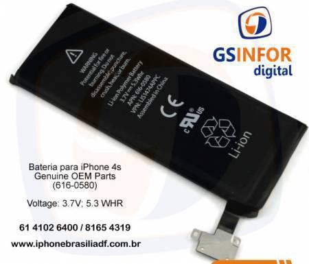 Bateria para celular iPhone 4 4s - GSInfor