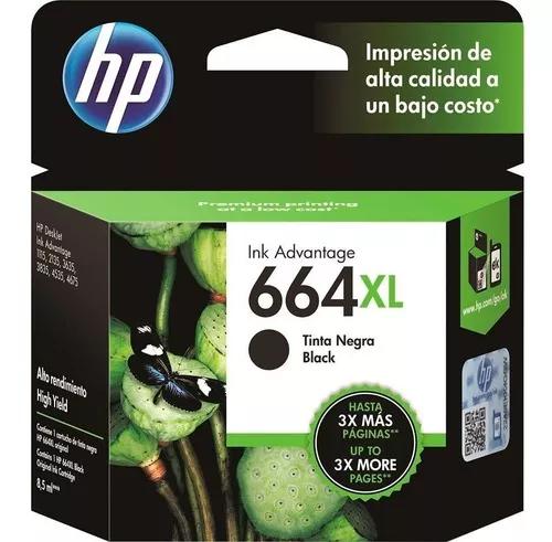 Cartucho De Tinta Hp 664xl Preto Original