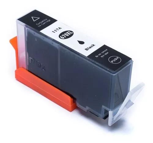 Cartuchos 670xl Ink Advantage Preto 3525 4615 4625 5525