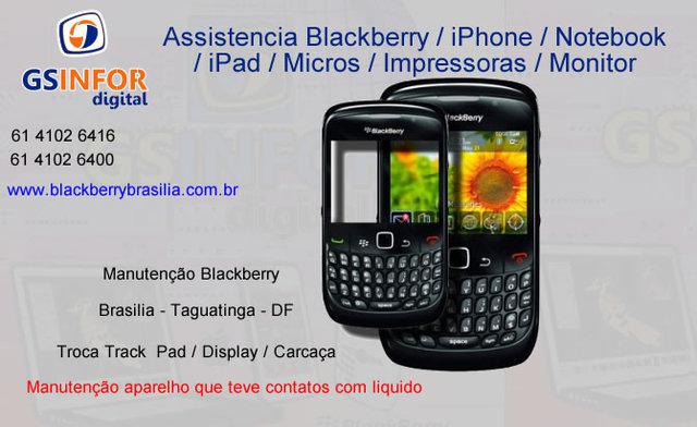 Conserto Blackberry Curve Bold Torch em Brasilia - Trackpad
