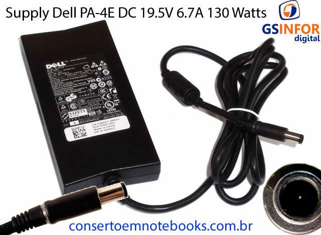 Fonte notebook Dell 19 4.62a em brasilia df