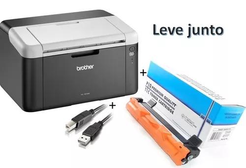 Impressora Brother Hl-1202 Laser Preta Cabo + Toner