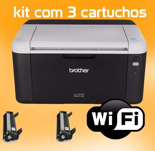 Impressora Brother Laser Toner Kit 3 Toner Hl1212w Wifi 220v