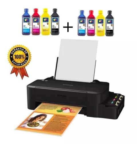 Impressora Epson L120 Ecotank + 8 Refil Sublimatica +100folh